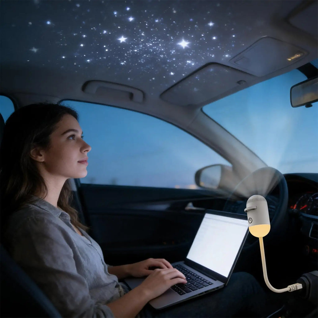 2-in-1 Projector Night Light | 360° Rotation & 5 Film Slides