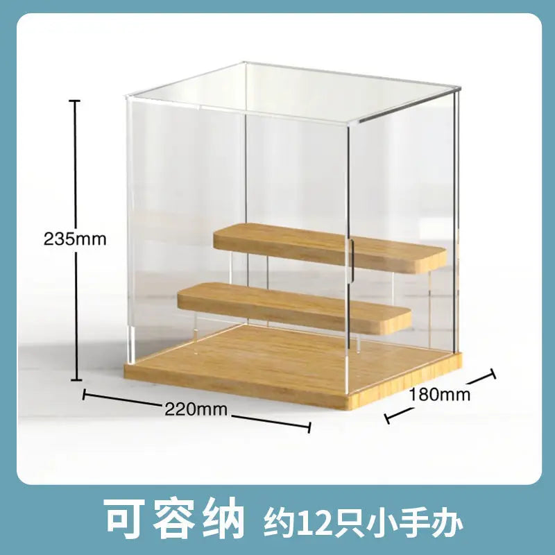 Acrylic Dust Cover Display Rack – Anime Figure & Jewelry Organizer