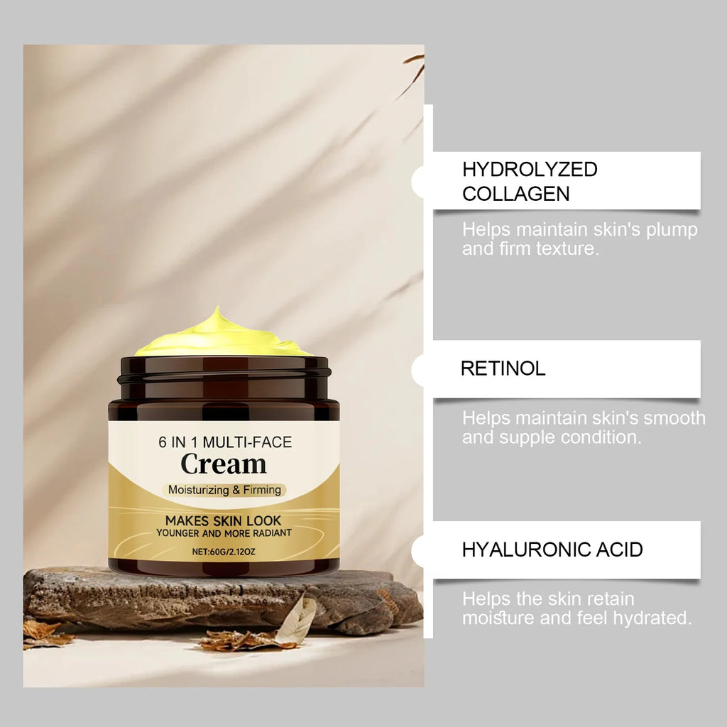6-in-1 Daily Moisturizing Face Cream – Light & Non-Sticky