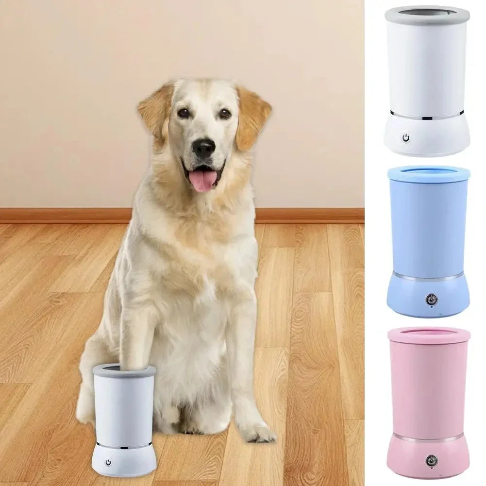 Electric Automatic Dog Paw Cleaner Cup | USB Rechargeable
