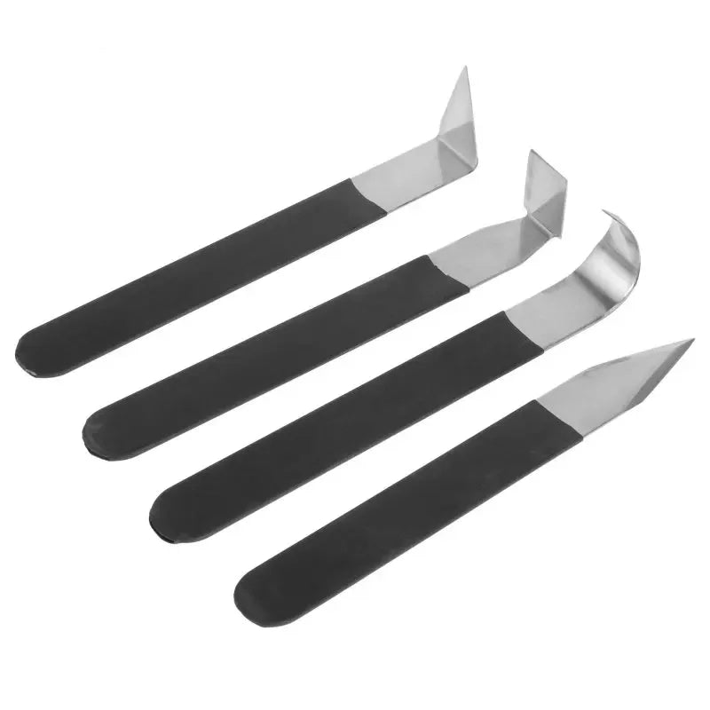 Stainless Steel Pottery Clay Sculpting Tool Set | 4 or 8 Piece