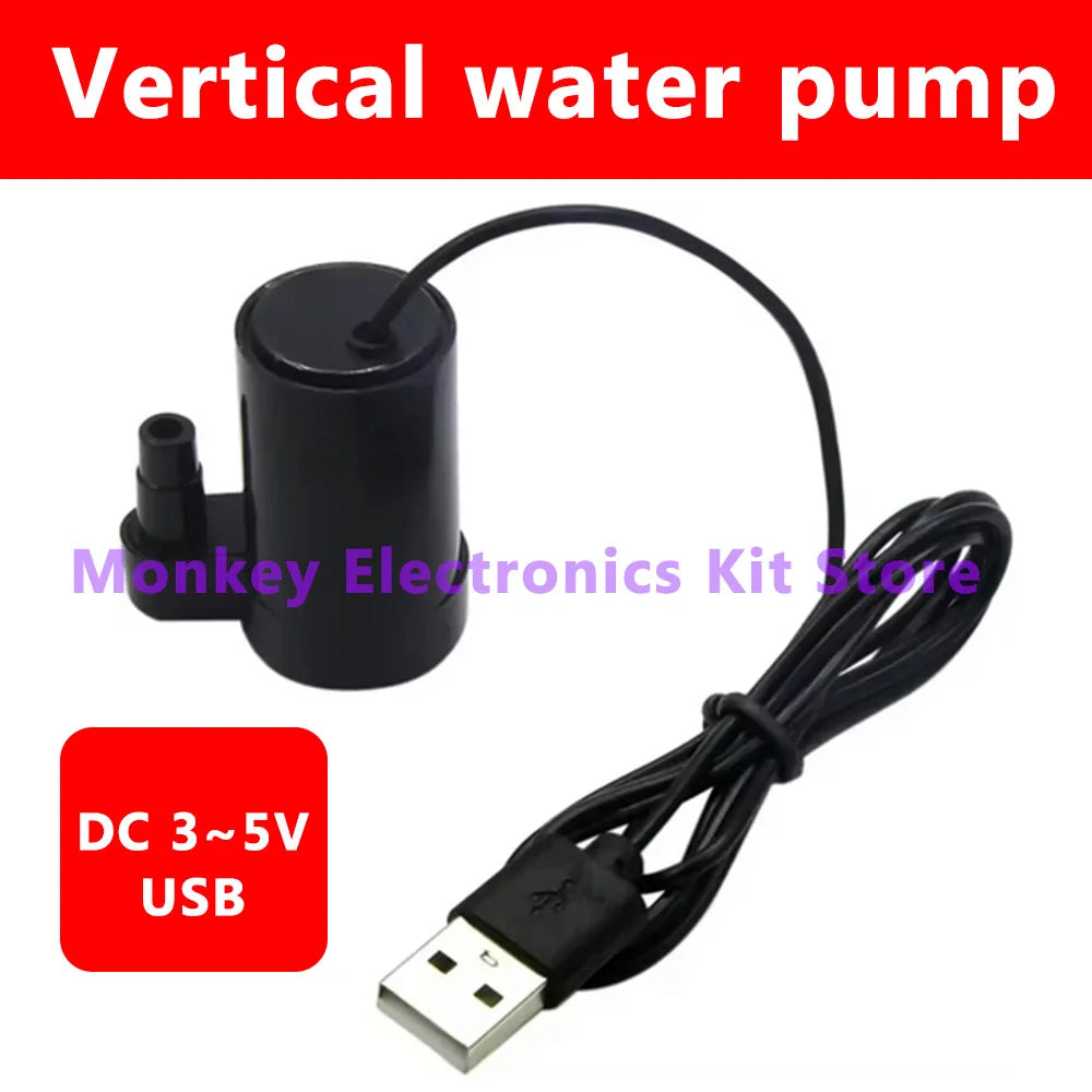 DC 3-5V USB Mini Brushless Submersible Water Pump | Aquarium