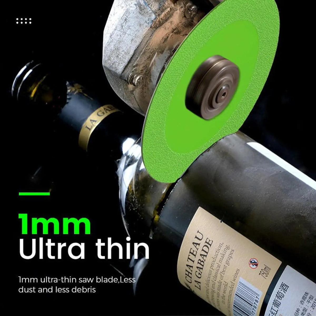Glass Cutting Disc Diamond Ultra-thin Saw Blade Jade Wine Bottle