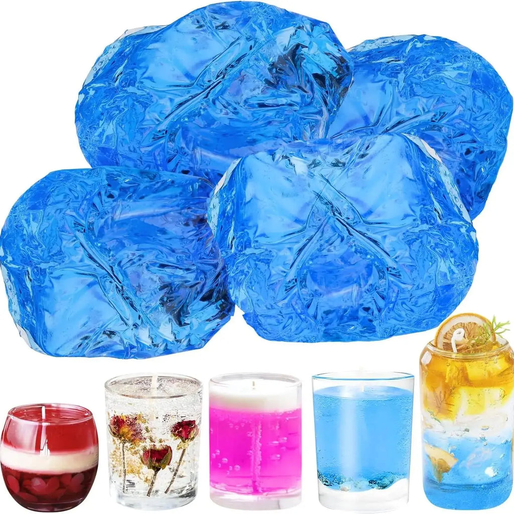 Blue Clear Gel Wax 100G – DIY Aromatherapy Candle Making