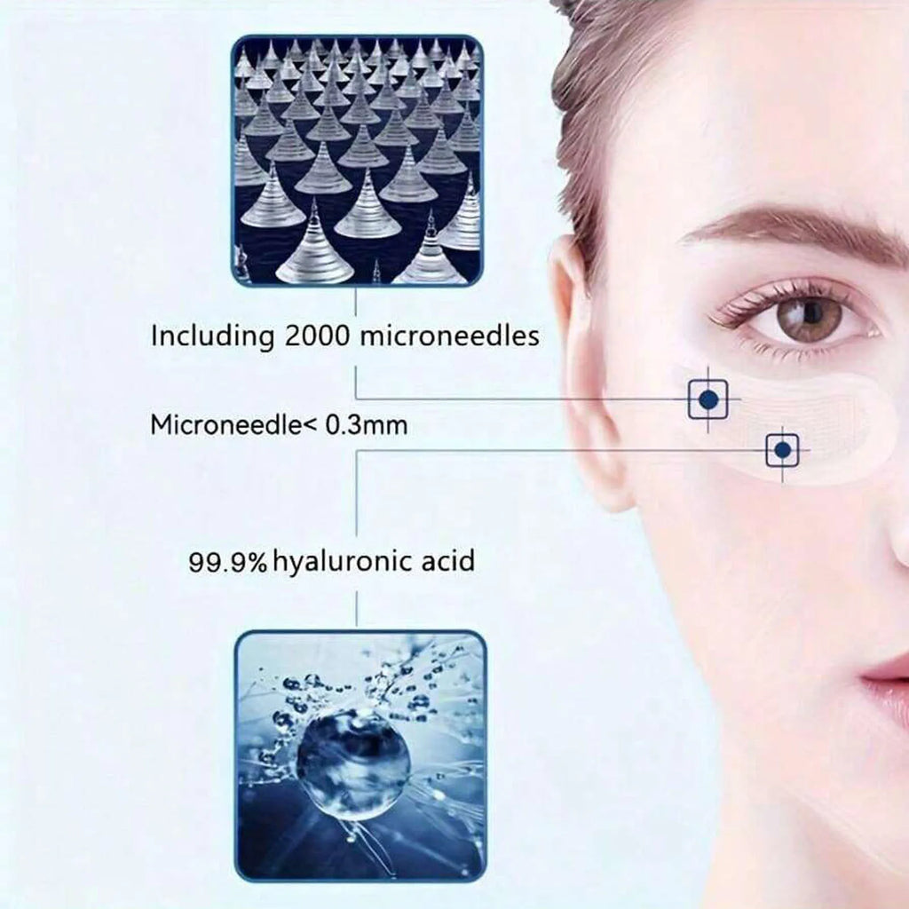 Microneedle Collagen Eye Patches – Hydrating & Firming Mask