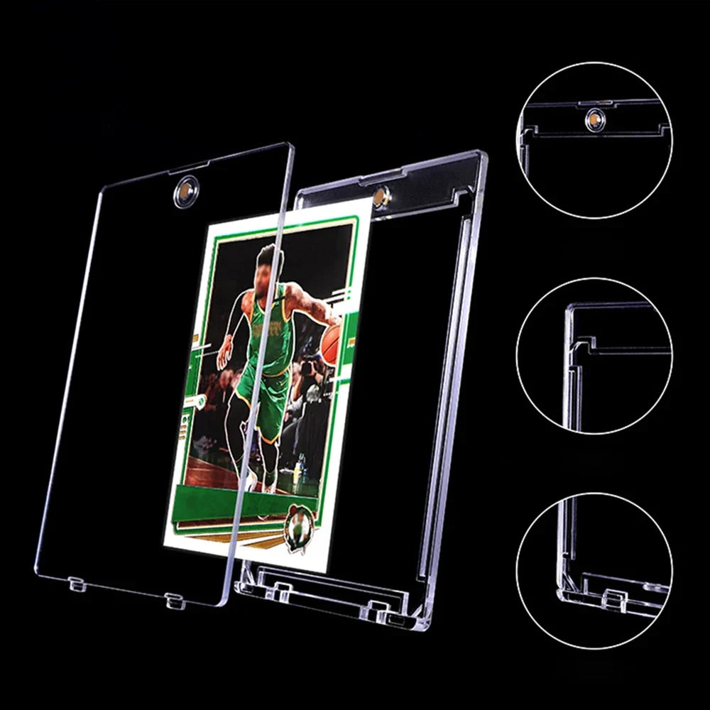 Clear Magnetic Trading Card Display Case | Kpop & Game Cards