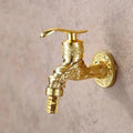 Vintage Wall-Mounted Ball Valve Faucet | Stainless Steel Tap