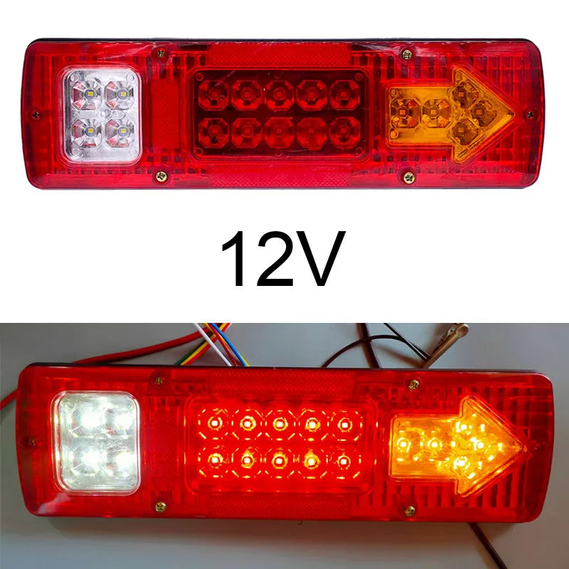 2-Pack LED Truck Tail Light Bar – Trailer, RV & Boat Lamp