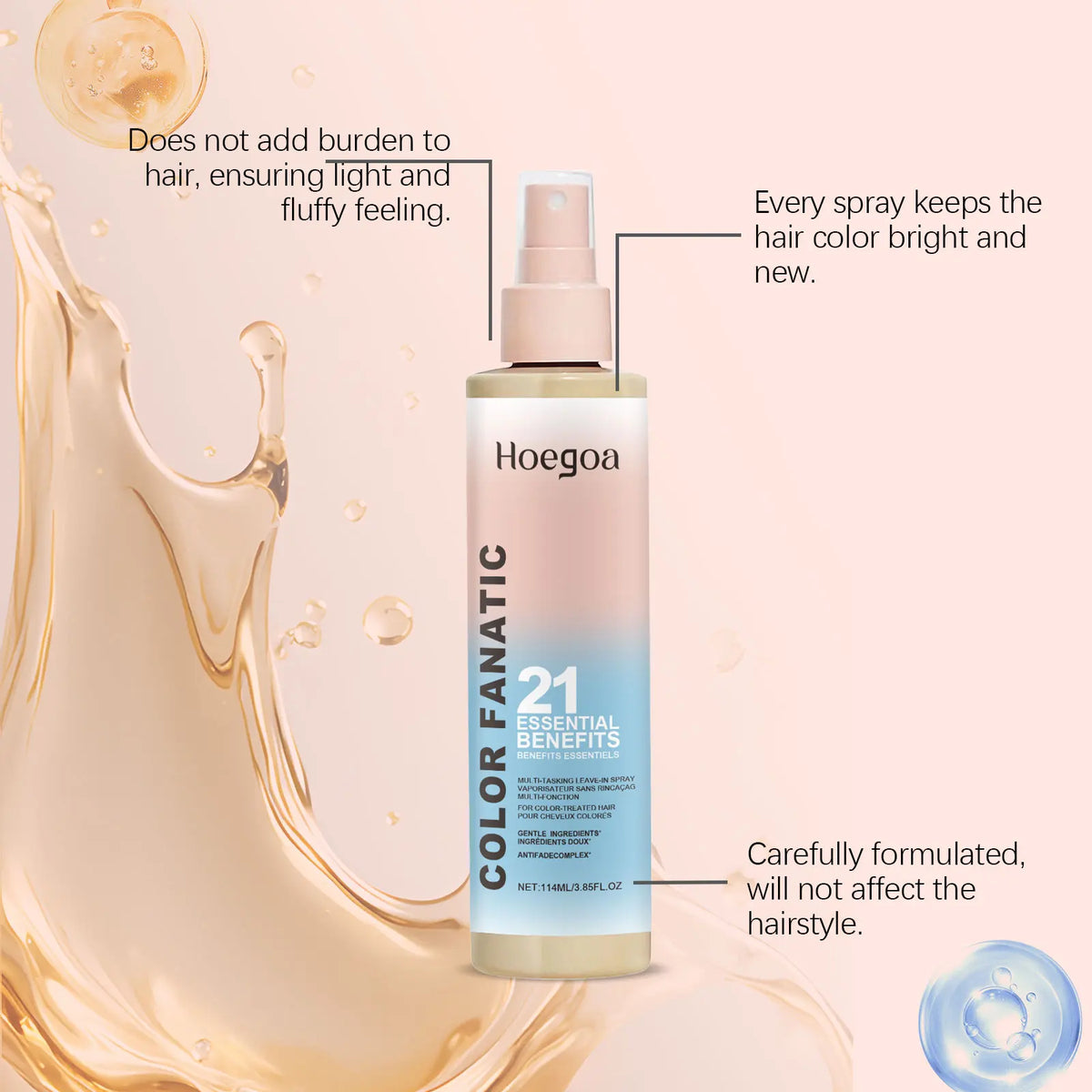 HOEGOA Hair Smoothing Spray – Anti-Frizz & Deep Nourishment