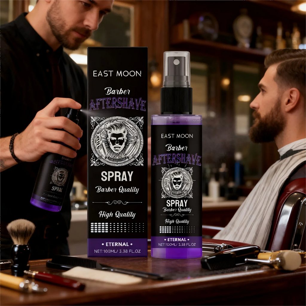 East Moon Aftershave Spray & Beard Serum 100ml | Men's Grooming