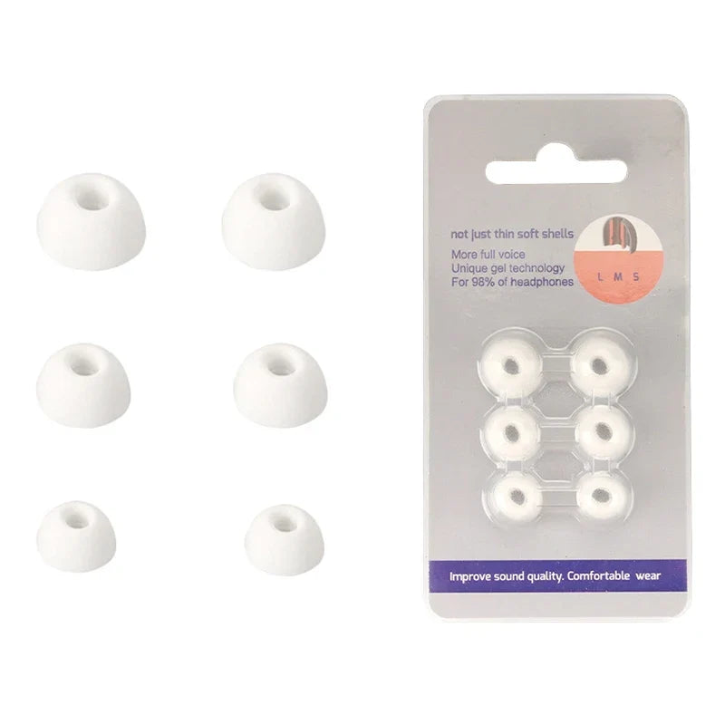 3 Sizes Silicone Ear Tips Soundcore Liberty 4 NC Earbuds Eartips Life