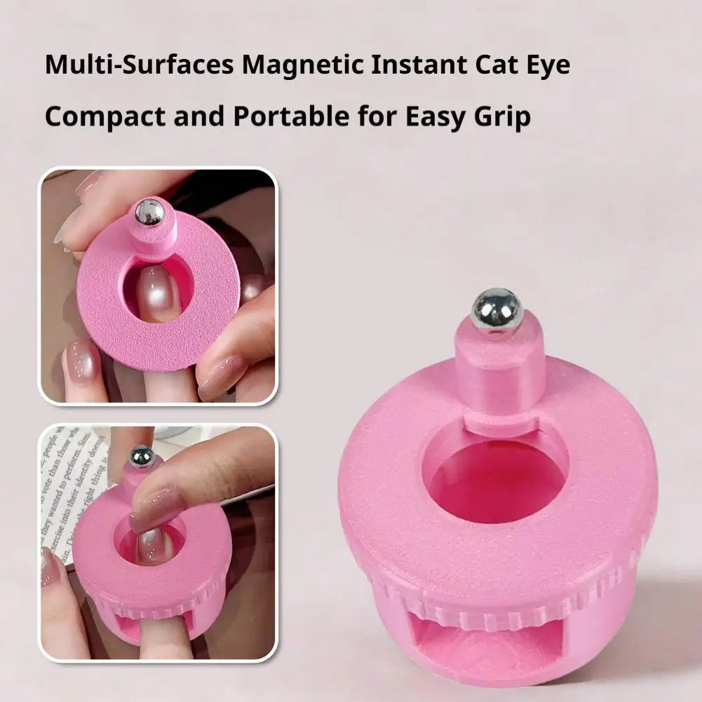 Rotating Cat Eye Nail Magnet Tool – Wide Beam & Glass Bead