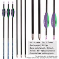 6 ID4 Arrow Spine 250-1000 Shaft Pure Carbon Archery AIR Feathers
