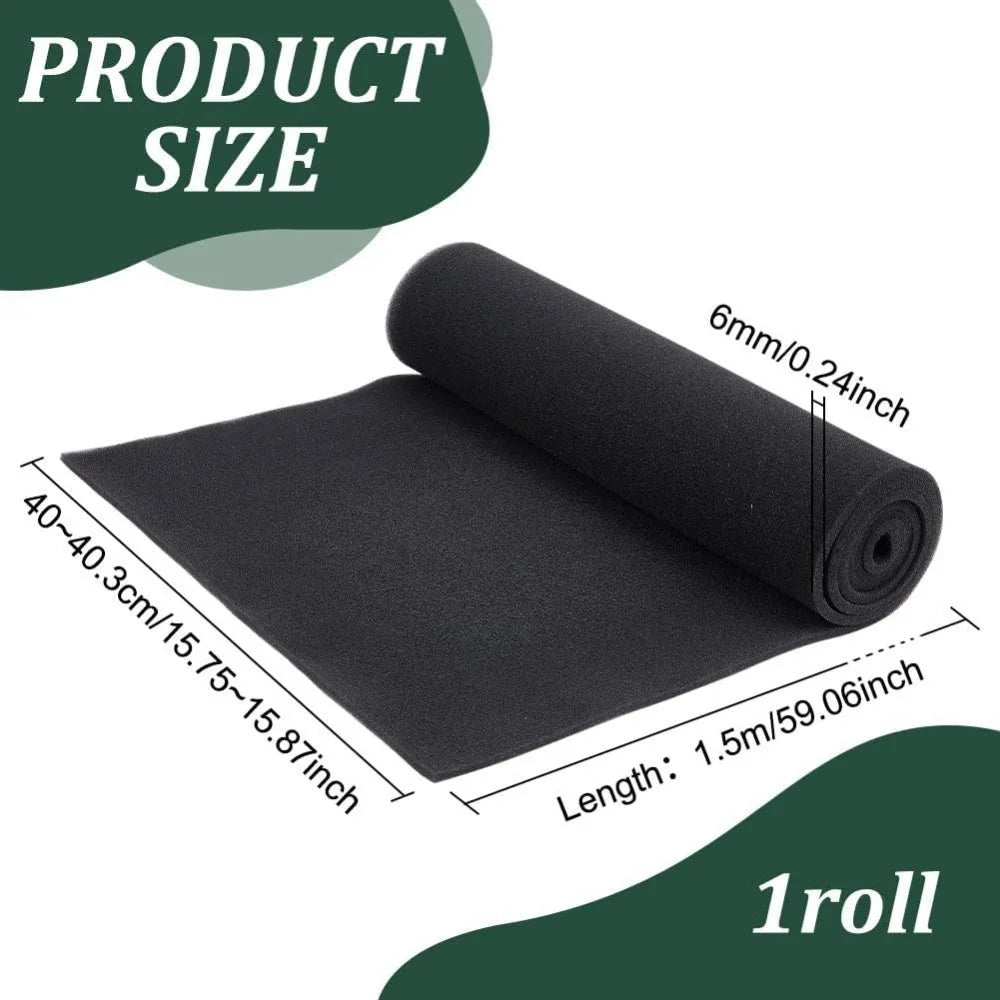 Activated Carbon AC Filter Sheet 59x15.7 in – Cut-to-Fit