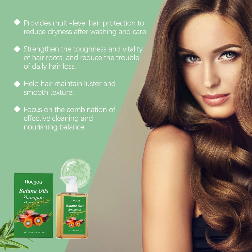 HOEGOA Batana Oil Shampoo with Rosemary – All Hair Types