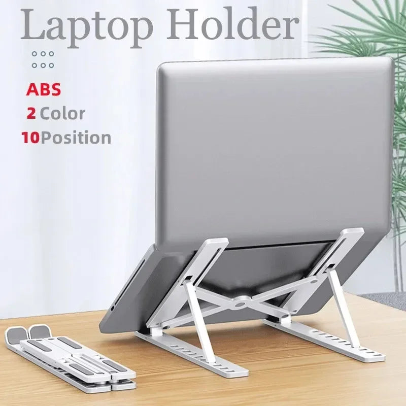 Foldable Adjustable Laptop Stand for MacBook iPad & Tablets 9–15"
