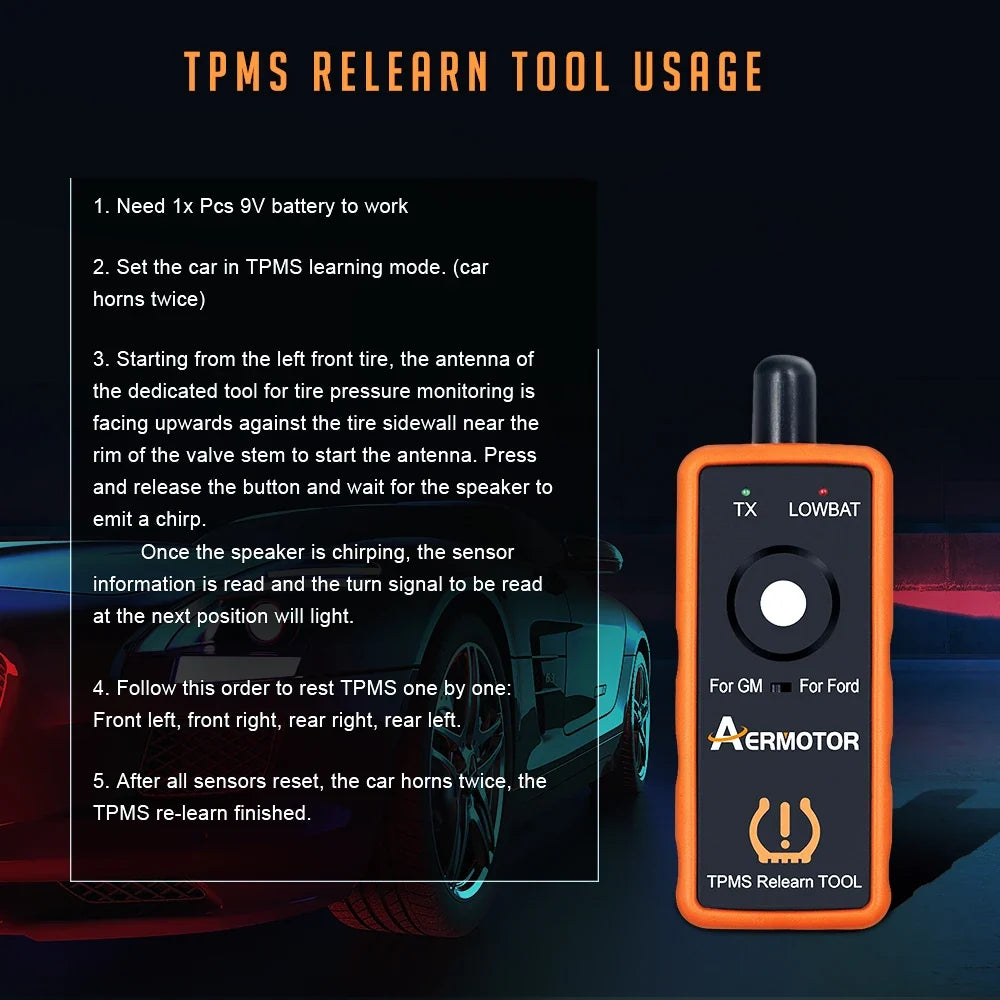 EL-50448 TPMS Tire Pressure Sensor Scanner for GM & Opel