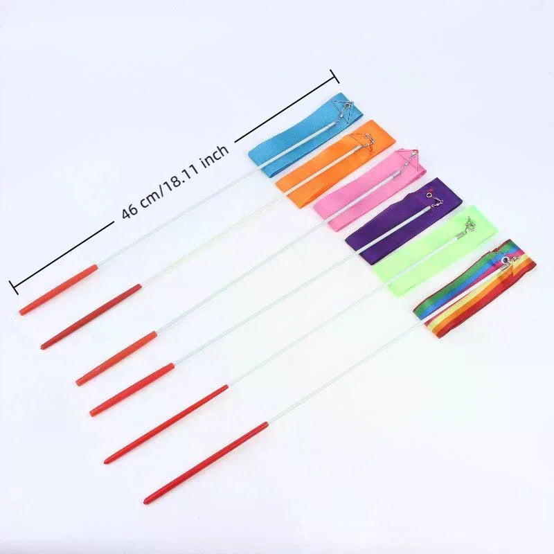 4m Kids Gymnastics Ribbon Wand – Colorful Dance & Performance Toy