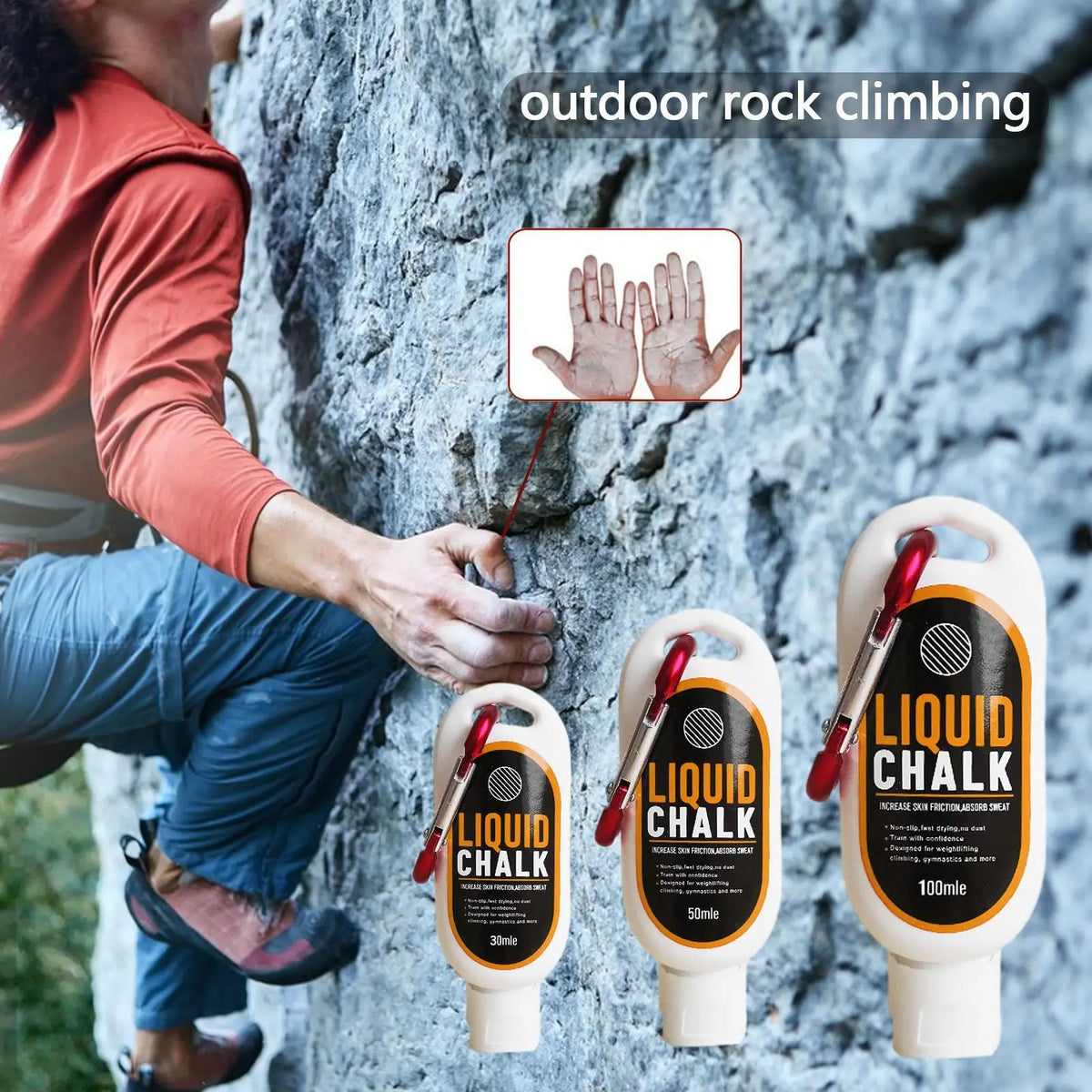 Sports Liquid Magnesium Powder Fitness Lifting Anti Slip Cream Grip