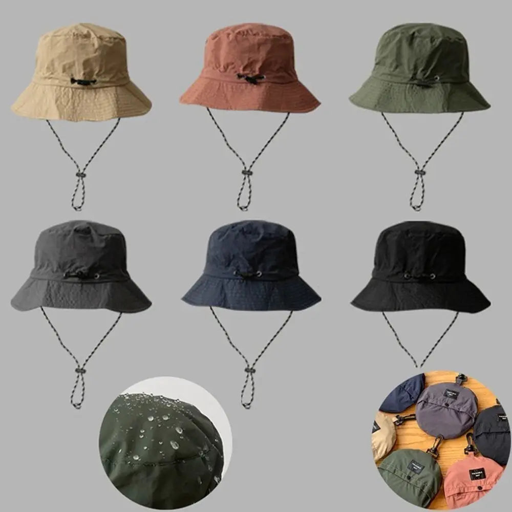 UV Waterproof Bucket Hat – Foldable Sun Hat with Storage Bag
