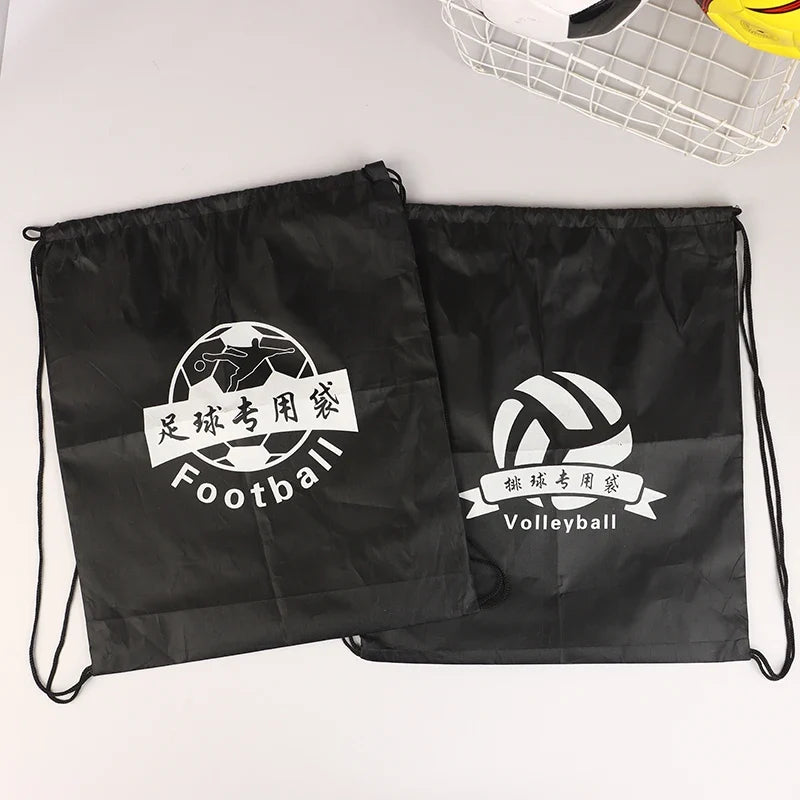 Oxford Cloth Drawstring Backpack – Sports Gym Bag for Football