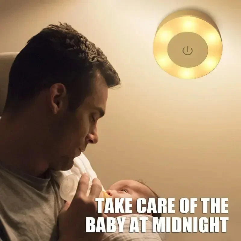 Dimmable USB LED Night Light | Touch Lamp for Bedroom & Home