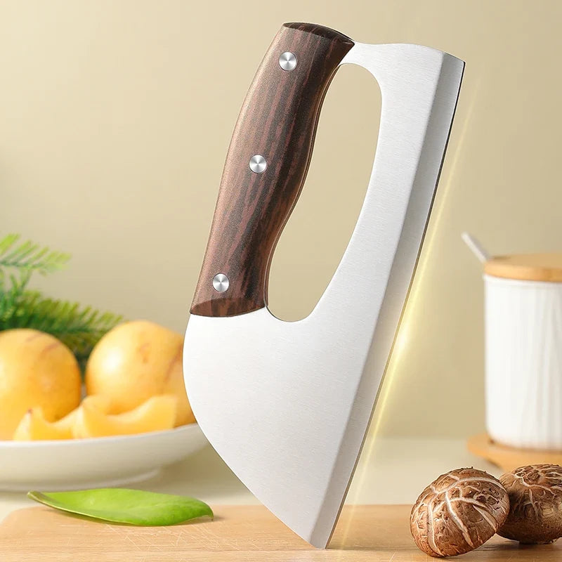 SHENJIU Forged Stainless Steel Chef's Cleaver Knife 20.3cm