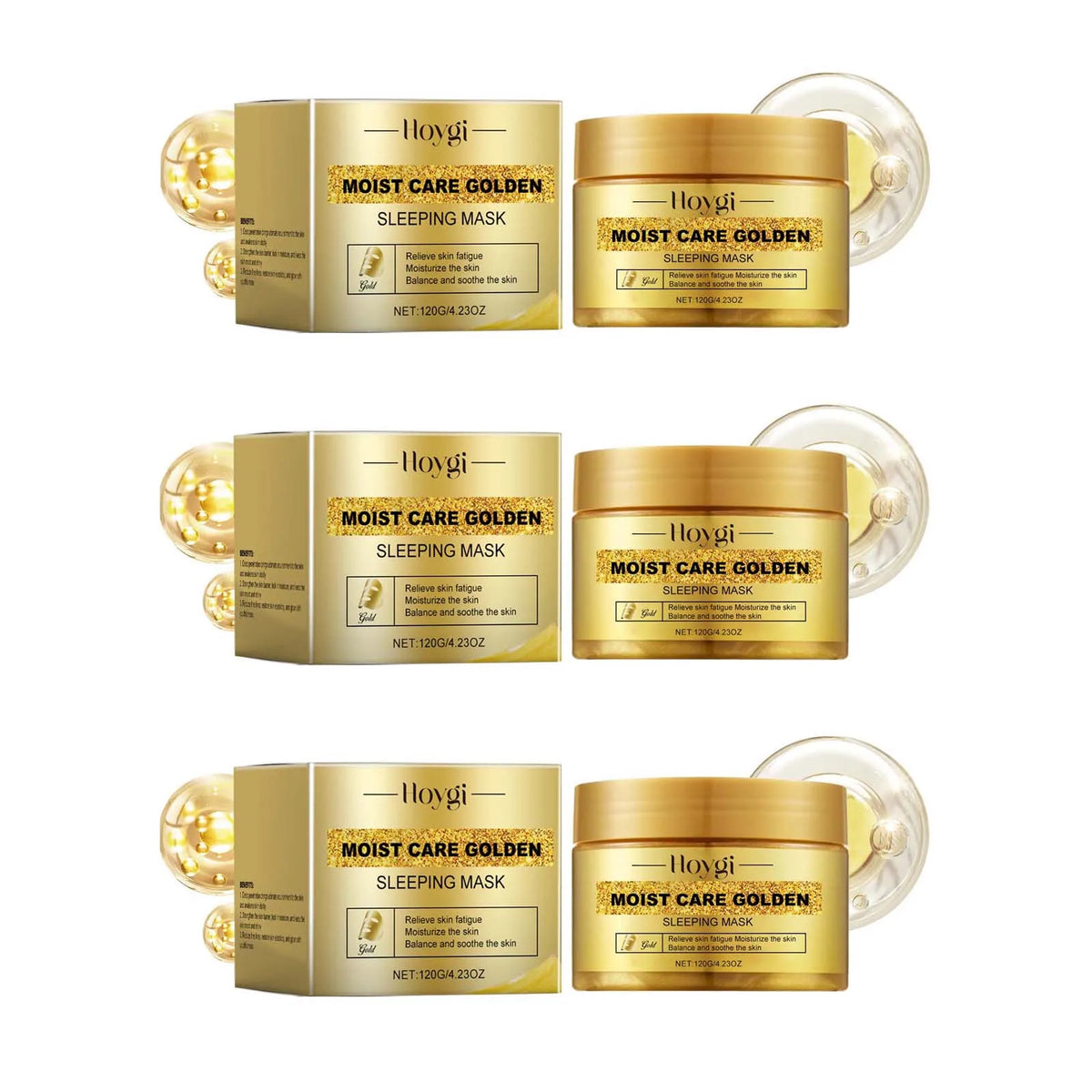 Gold Sleeping Mask – Niacinamide Pore Tightening & Brightening