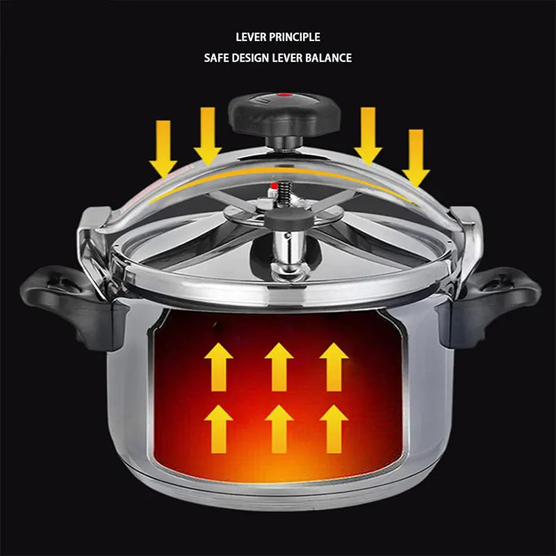 Aluminum Pressure Cooker 3L–5L | Gas Stovetop Canner