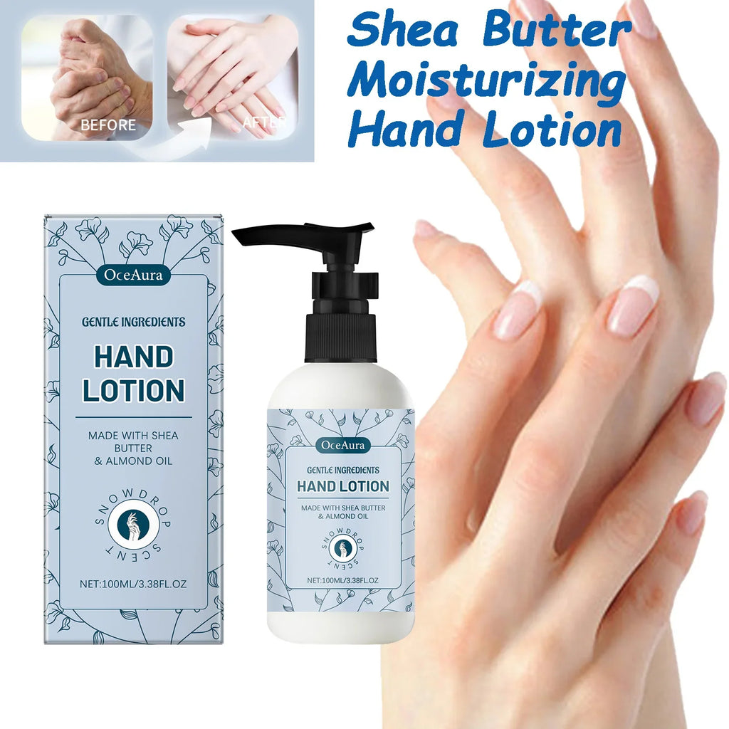 OceAura Shea Butter Hand Lotion – Moisturizing & Non-Greasy