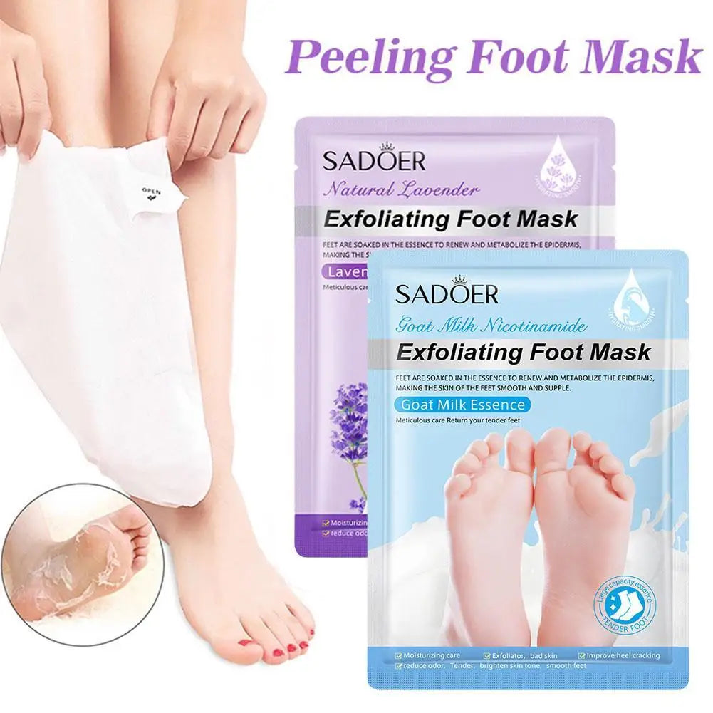 1 Pair Exfoliating Feet Mask Foot Peel Socks Pedicure Peeling Dead