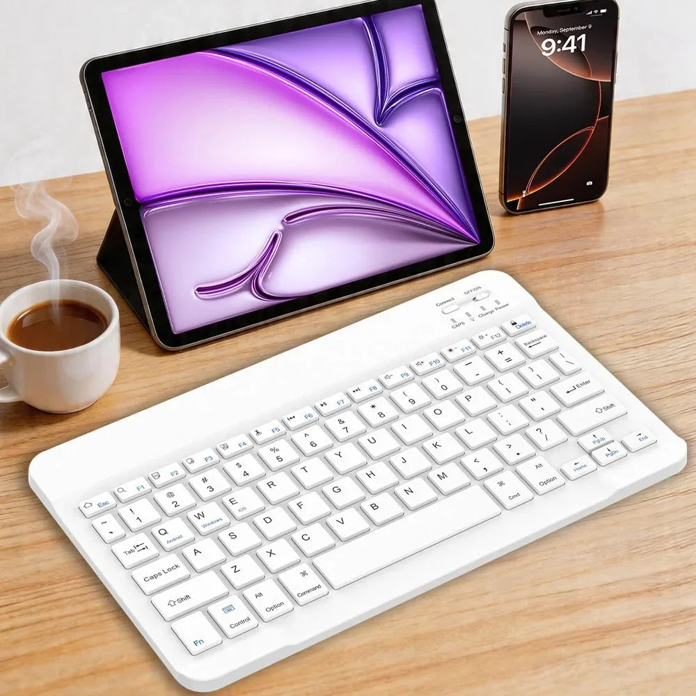 Compact Bluetooth Wireless Keyboard – iOS, Android & Windows