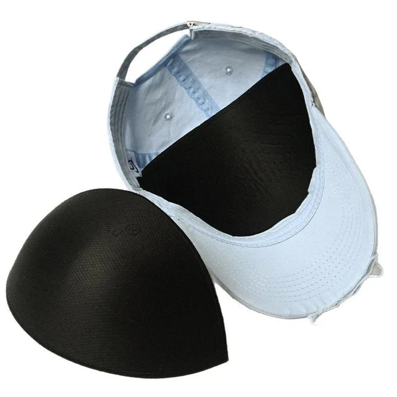 Baseball Cap Inner Support Liner – Adjustable Cotton Brim Retainer