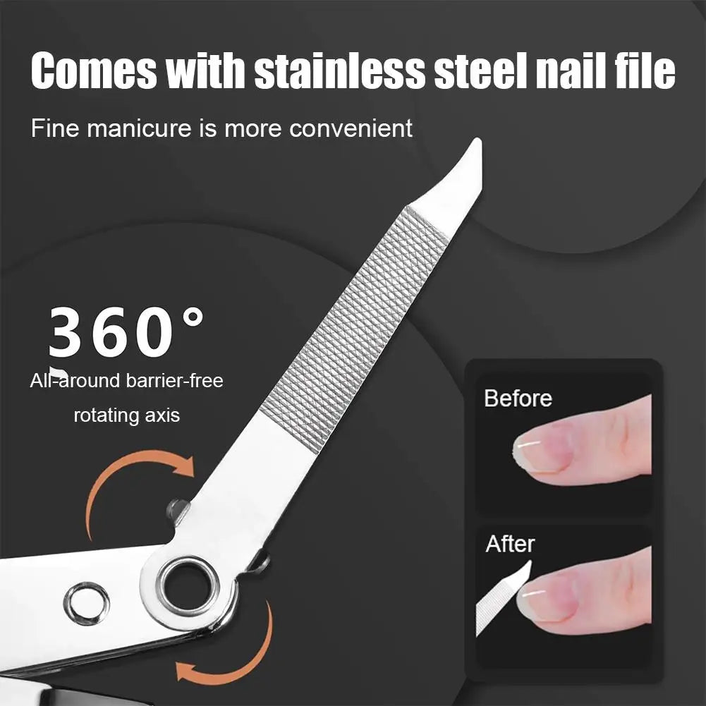 Premium Stainless Steel Nail Clipper – Sharp Curved Blade
