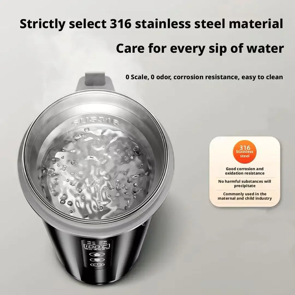 500ml Car Electric Kettle | 316 Steel 12V/24V Heating Travel Mug