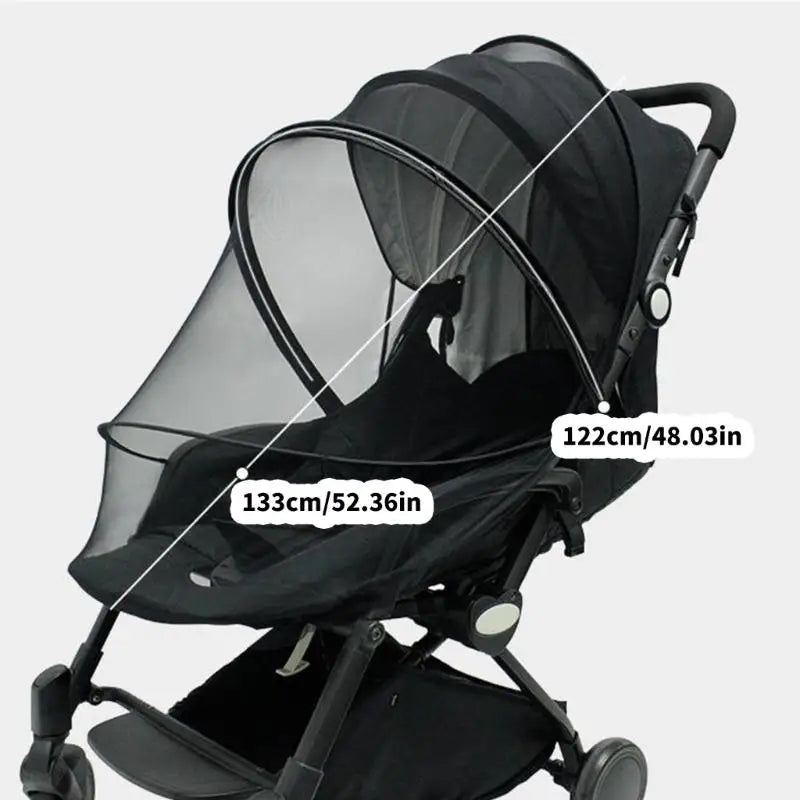 Baby Stroller Fly Net 360° Wrap Insect & Sun Protection