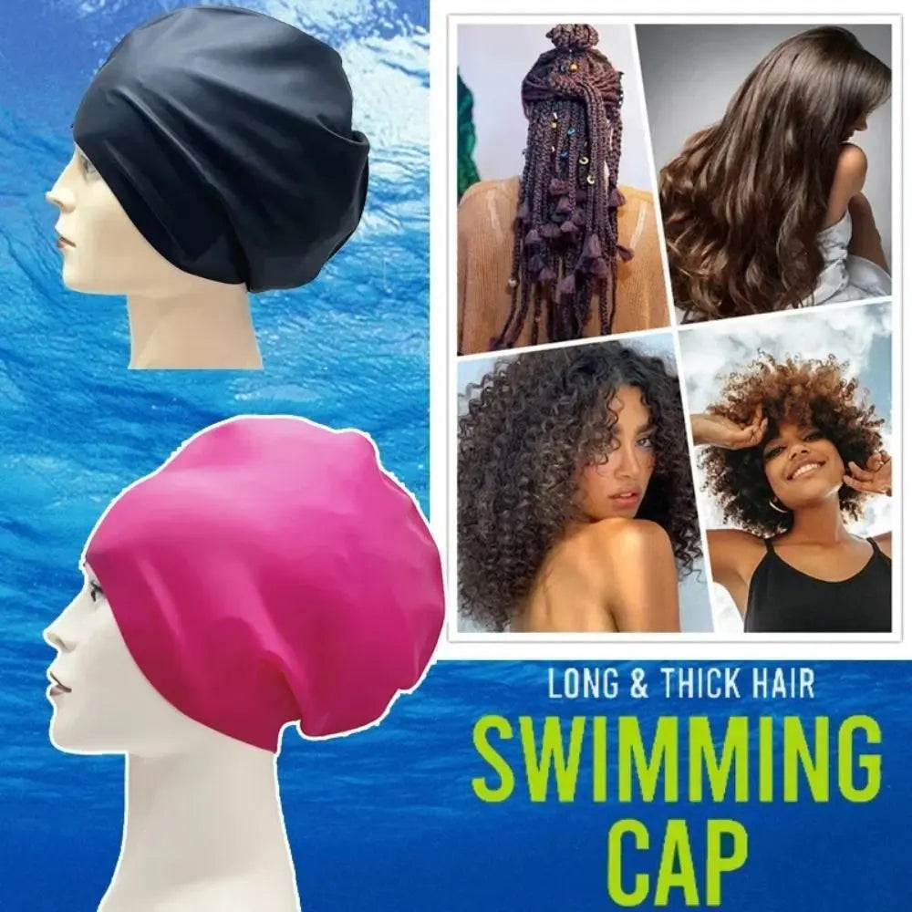 Silicone Swim Cap – Waterproof Snorkeling Cap for Women