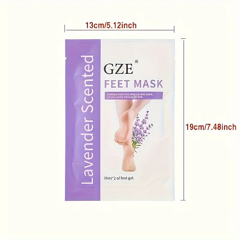 GZE Foot Peel Mask – Exfoliating Treatment for Smooth Feet