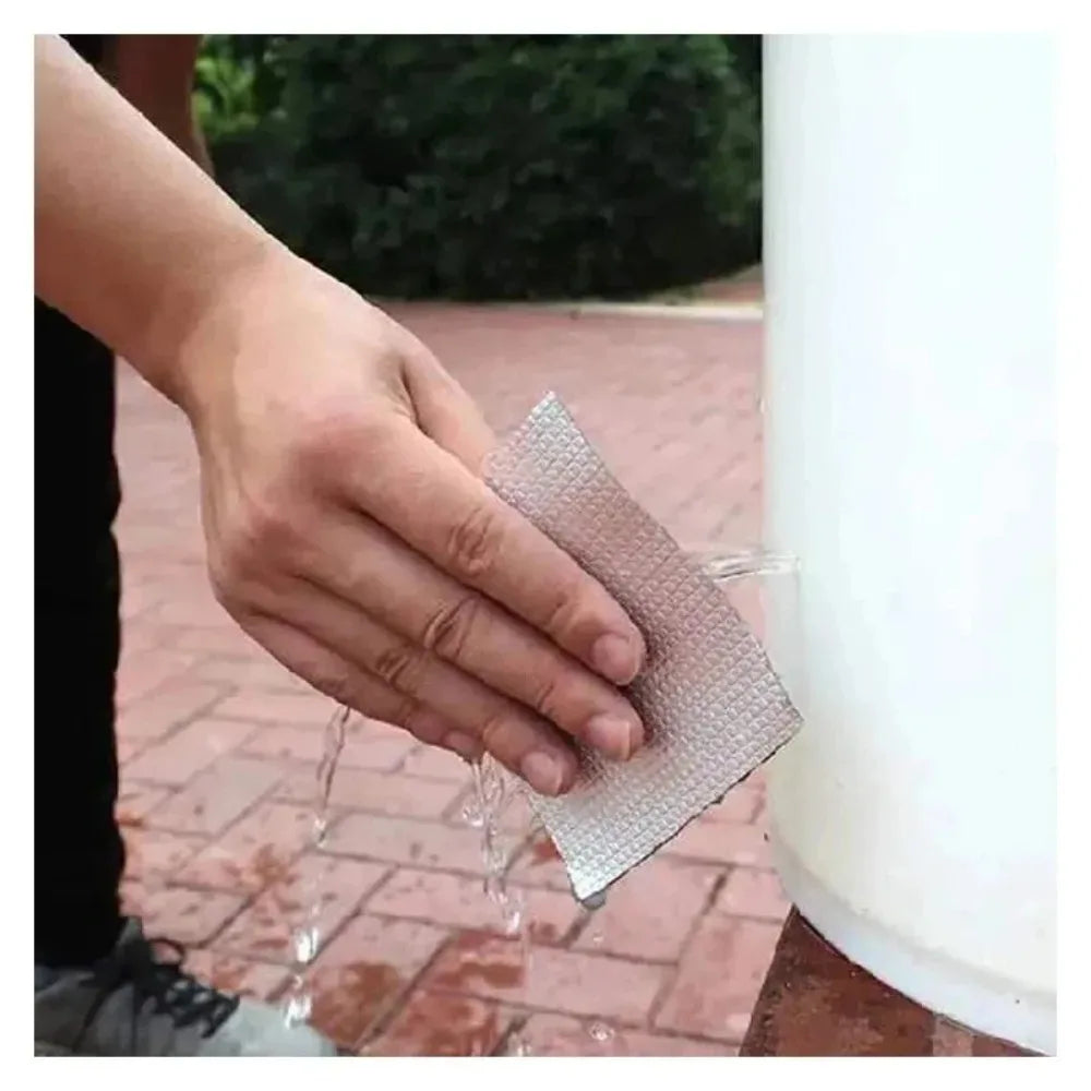 High-Temp Aluminum Foil Fiberglass Cloth Tape – Duct Repair