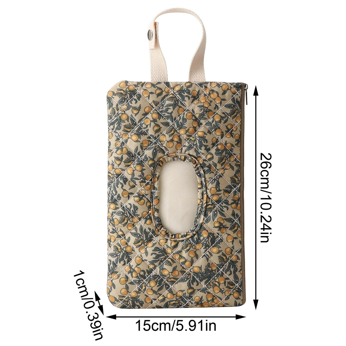 Floral Baby Wipes Case | Portable Stroller Hanging Holder