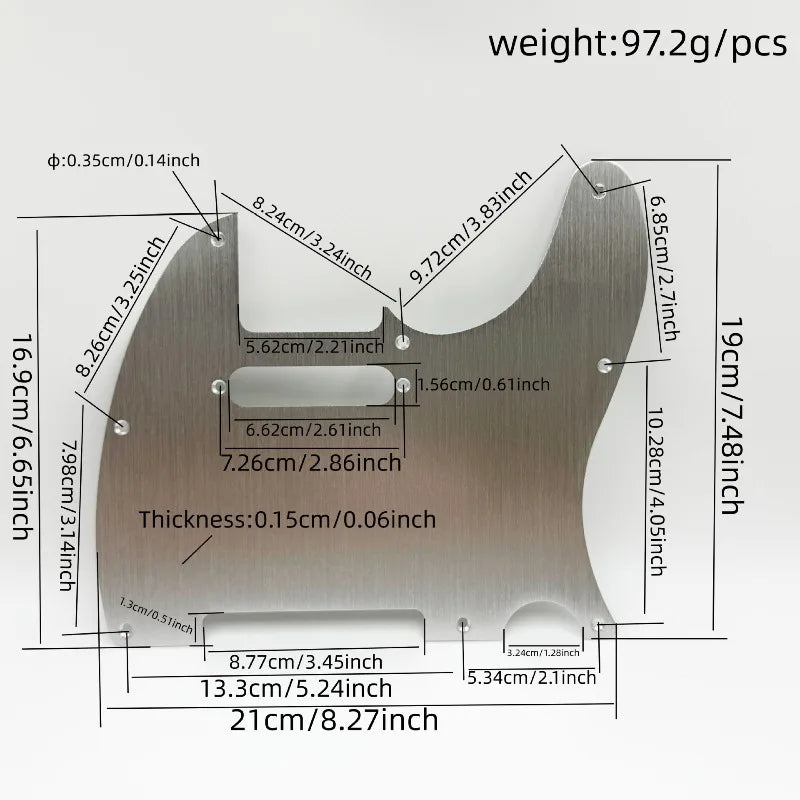 High-grade Thick Aluminum Alloy Guard Plate TL Single Coil Hole