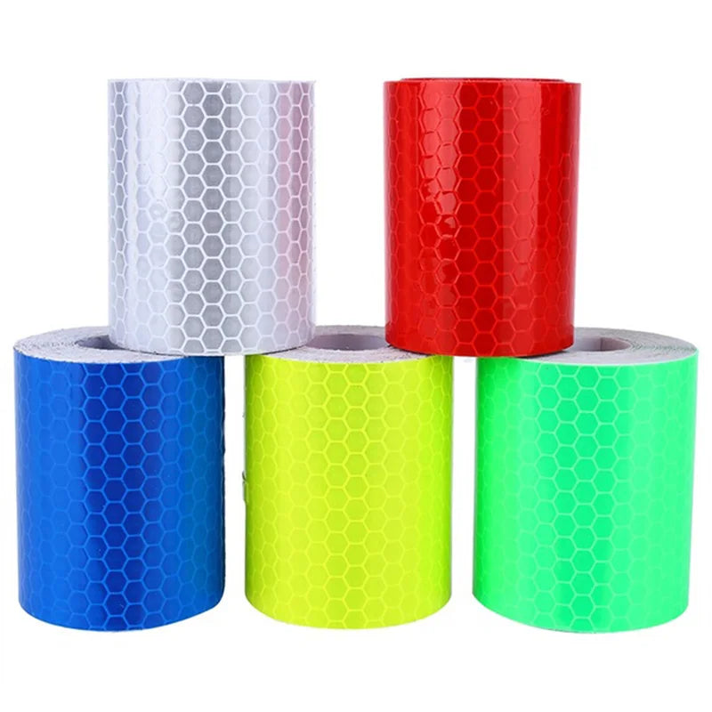 Car Truck Reflective Safety Warning Tape 1m×5cm Self-Adhesive