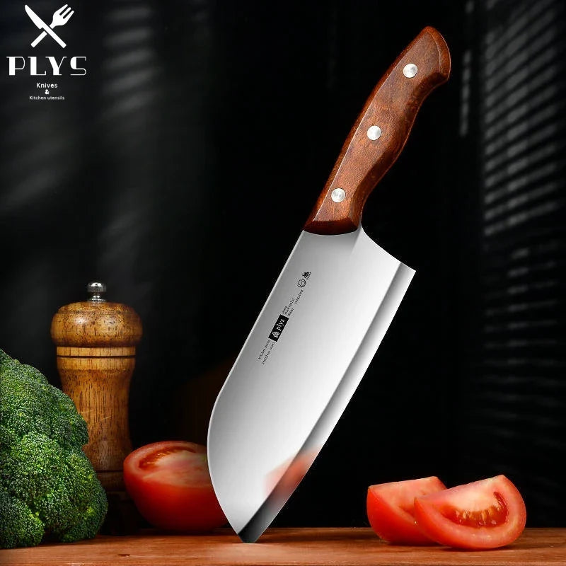 PLYS Stainless Steel Slicing Knife – Sharp Lightweight Chef Knife