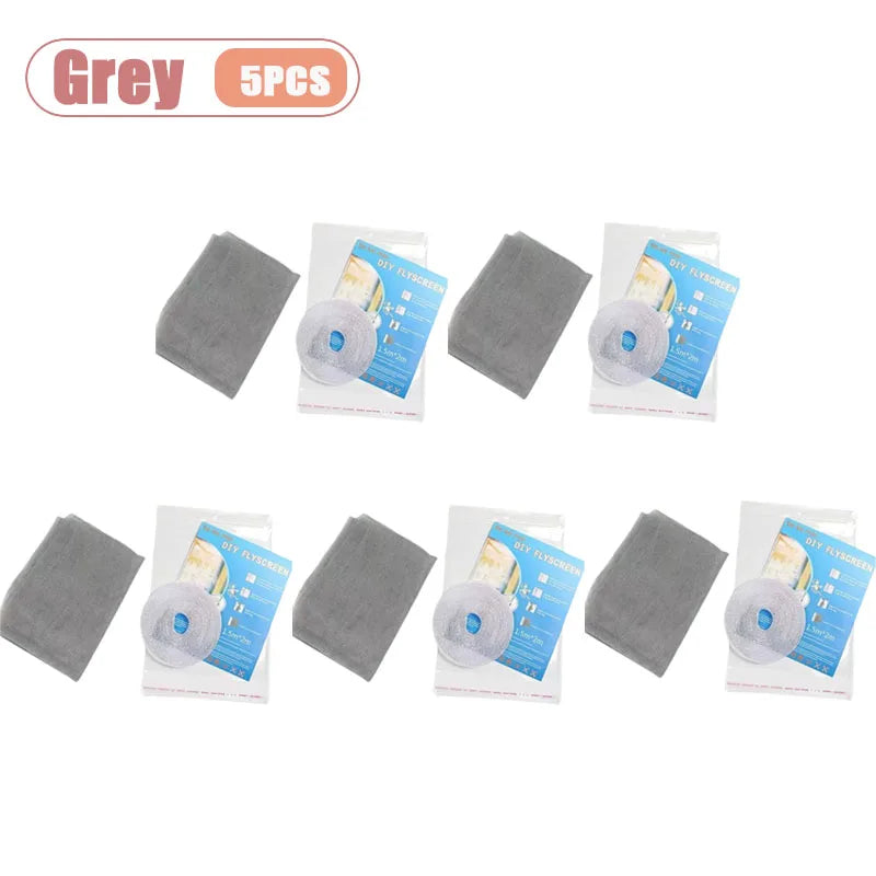 Self-Adhesive Polyester Mosquito Net Window Screen | Hook & Loop