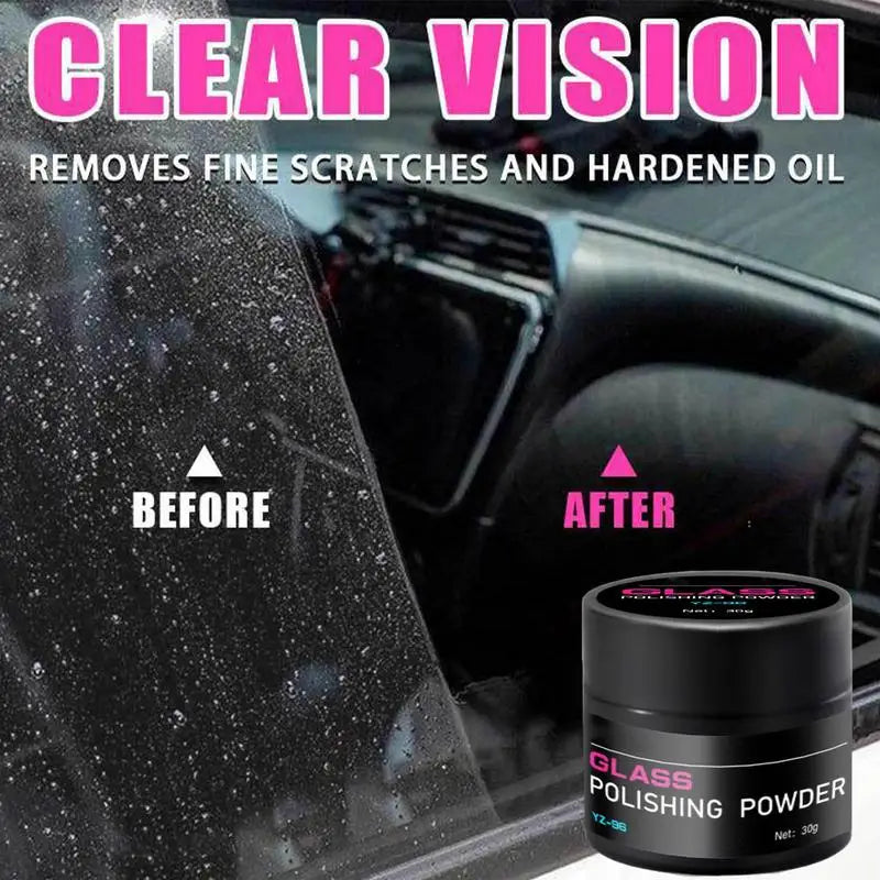 Glass Scratch Remover Oil Film Polishing Powder Cleaner Car Compound