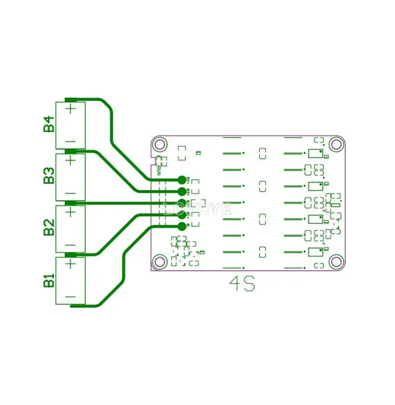 5A Active Battery Equalizer Balancer Board 3S 4S 6S 8S BMS