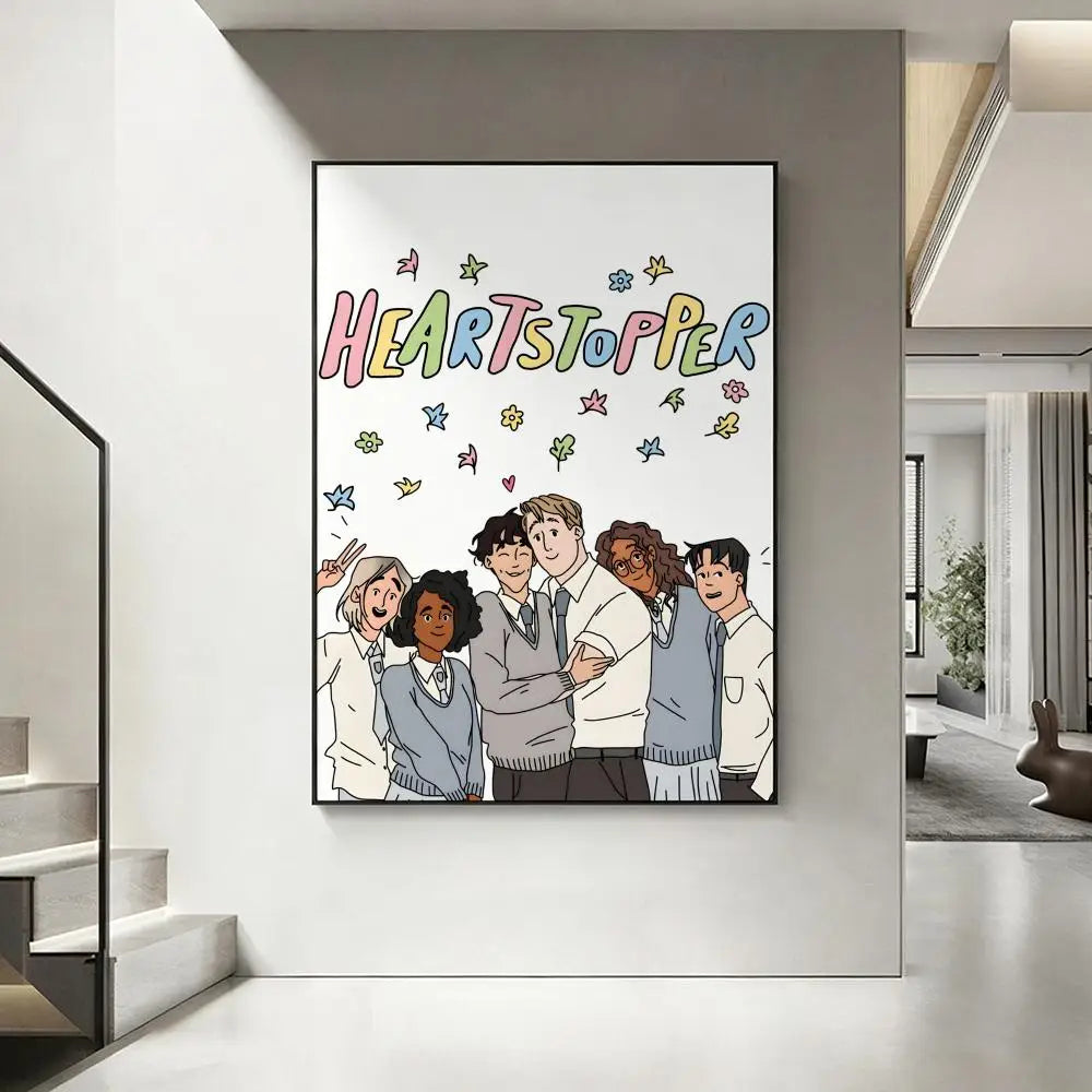 Heartstopper HD Art Poster – Waterproof Sticky Wall Decor