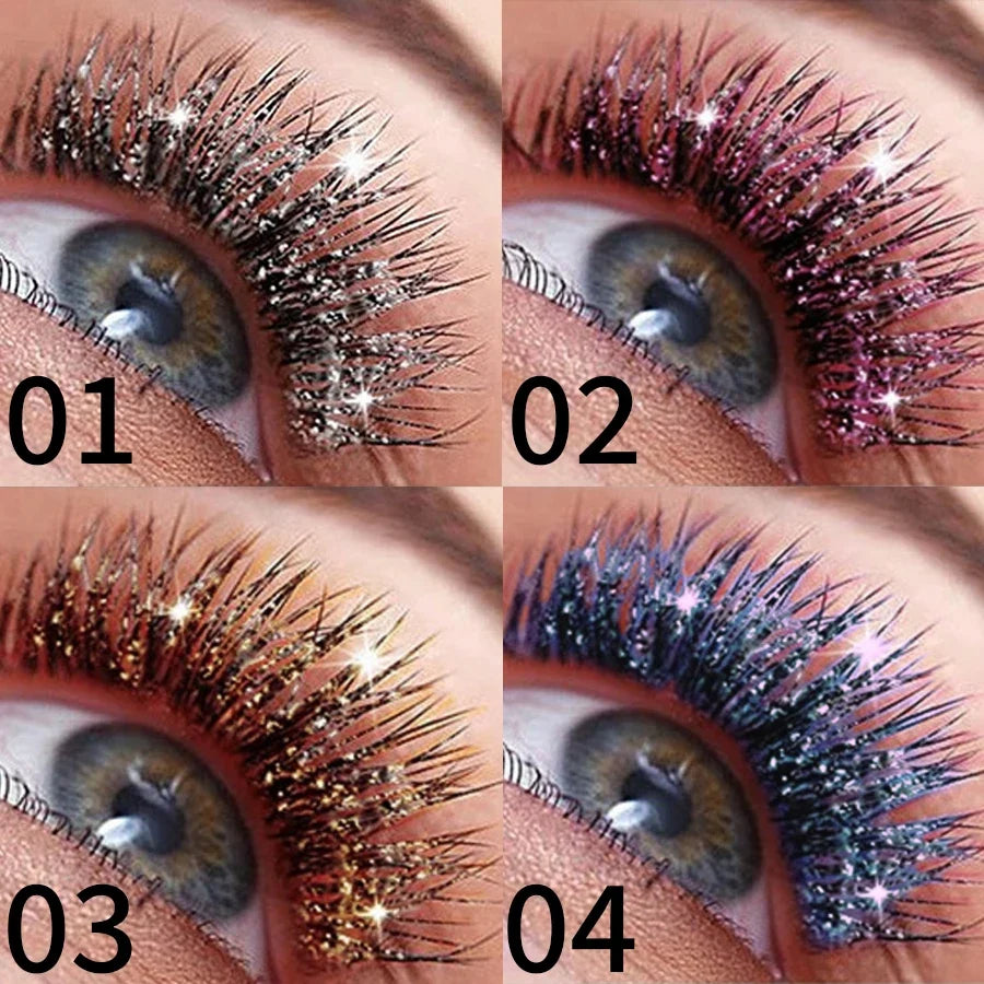 KAFURUX Diamond Glitter Mascara – Shimmer, Volume & Waterproof