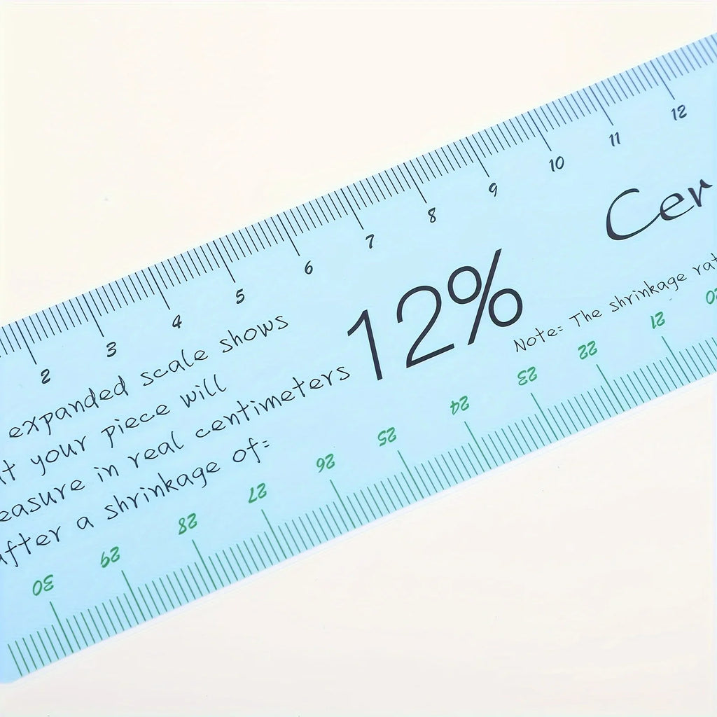 2-Piece Pottery Clay Measuring Ruler Set – Ceramic Sculpting Tools