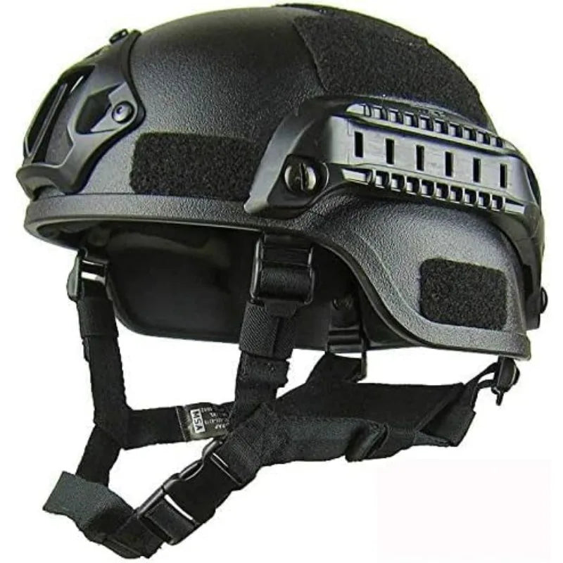 Tactical Full Face Helmet ABS w/ Goggles & NVG Bracket | Airsoft